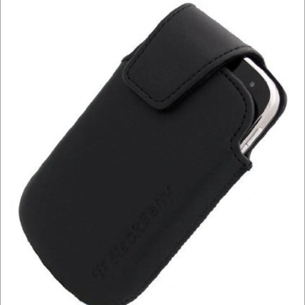Blackberry 9900 9930 VINTAGE Black Holster Case